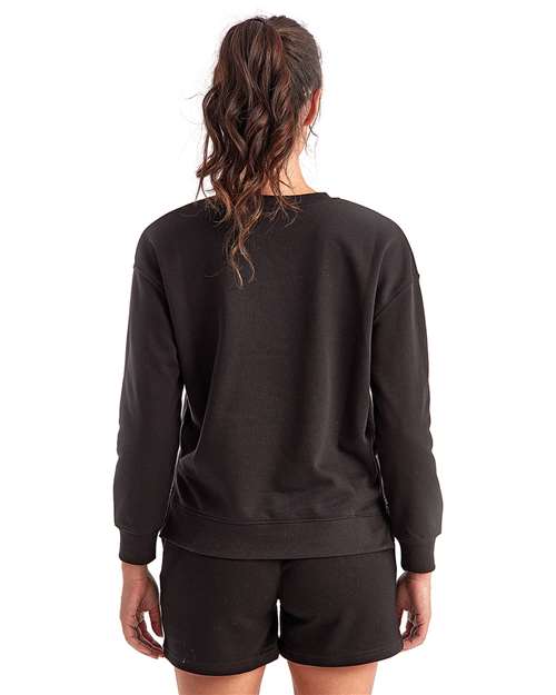 Women's Billie Side Zip Crewneck Sweatshirt - Image 3