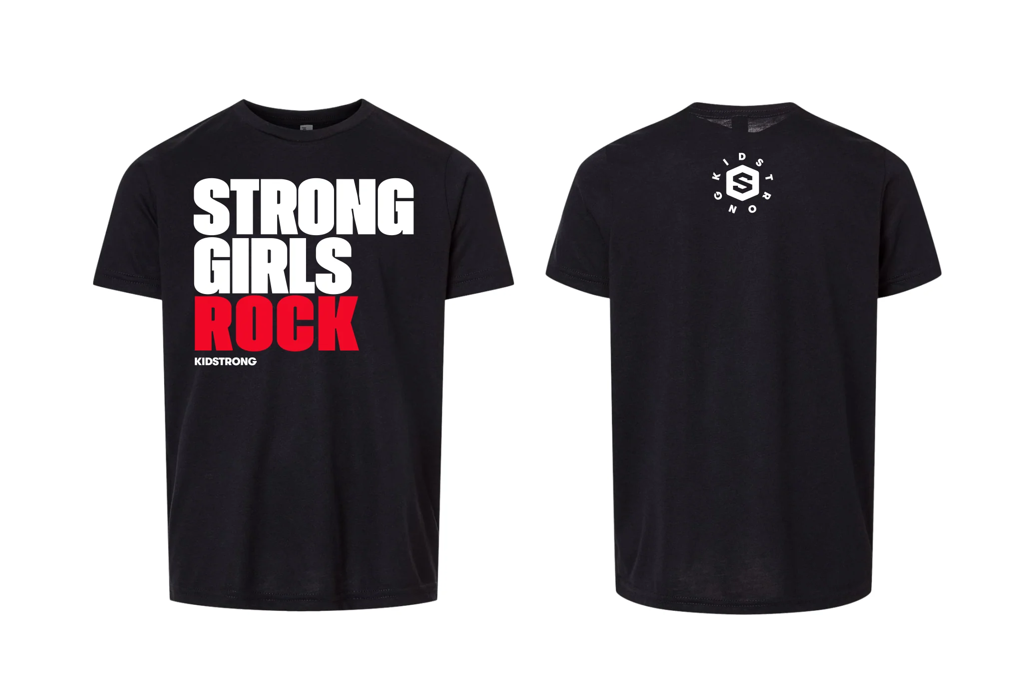 Black Strong Girls Rock Tee - Image 3