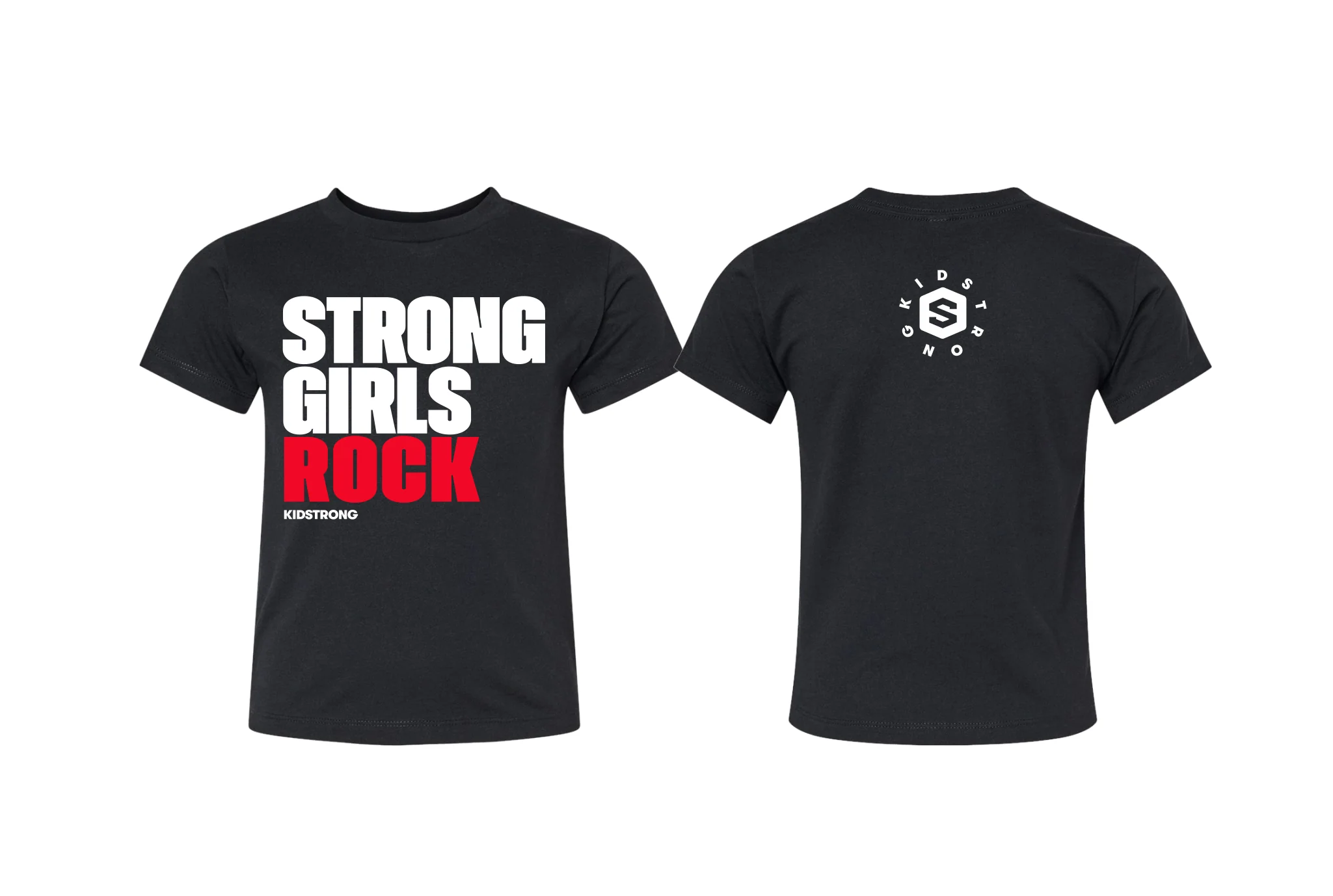 Black Strong Girls Rock Tee - Image 4