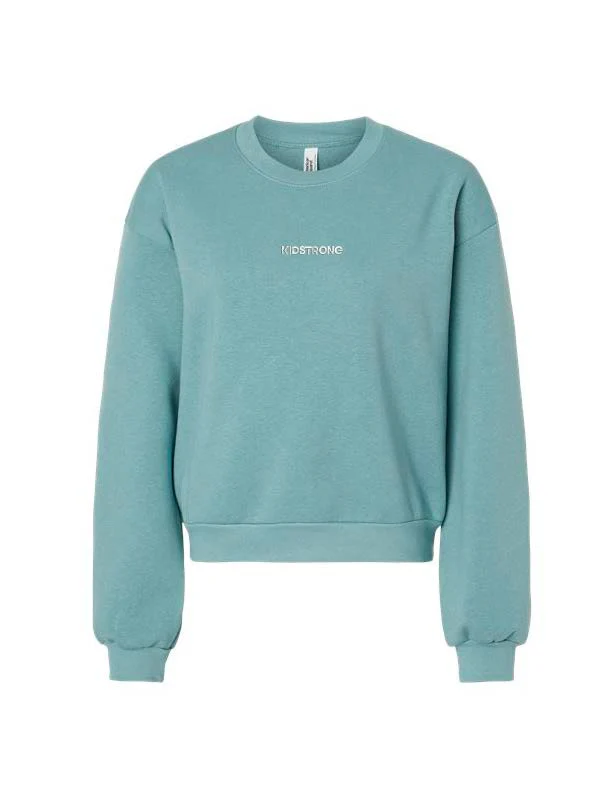 Women's Cropped Crewneck Sweater - Image 3